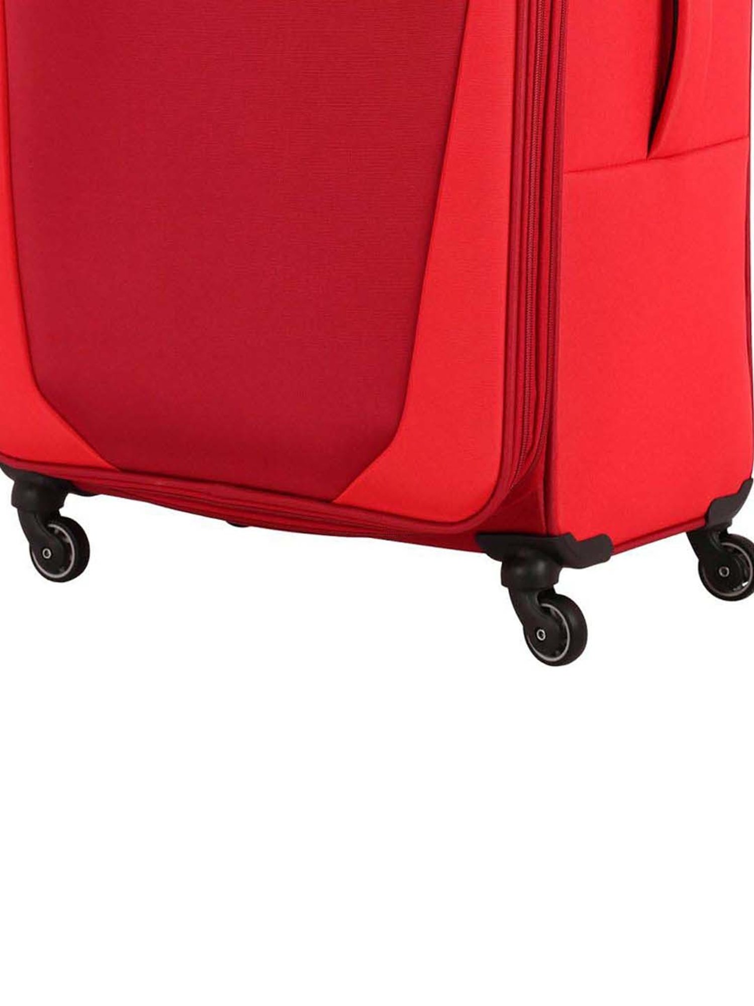 American Tourister Kansas Red Color Block Soft Cabin Trolley Bag - 40 cm