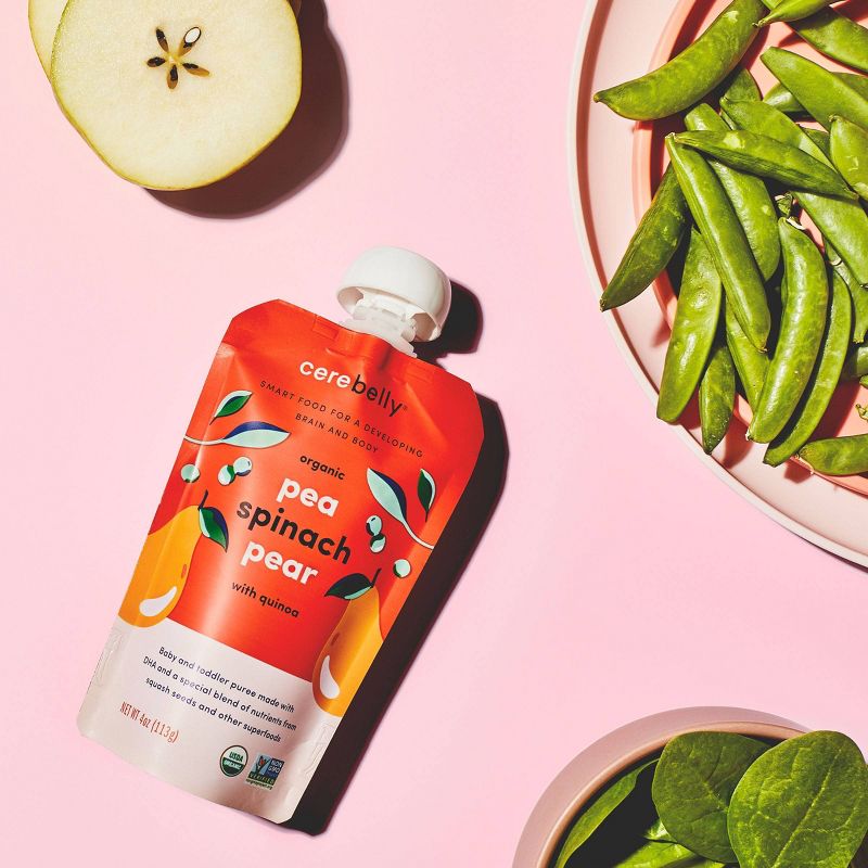 Cerebelly Clean Label Project Purity Award Winning, 5-7 Months Organic Baby Food Variety pk