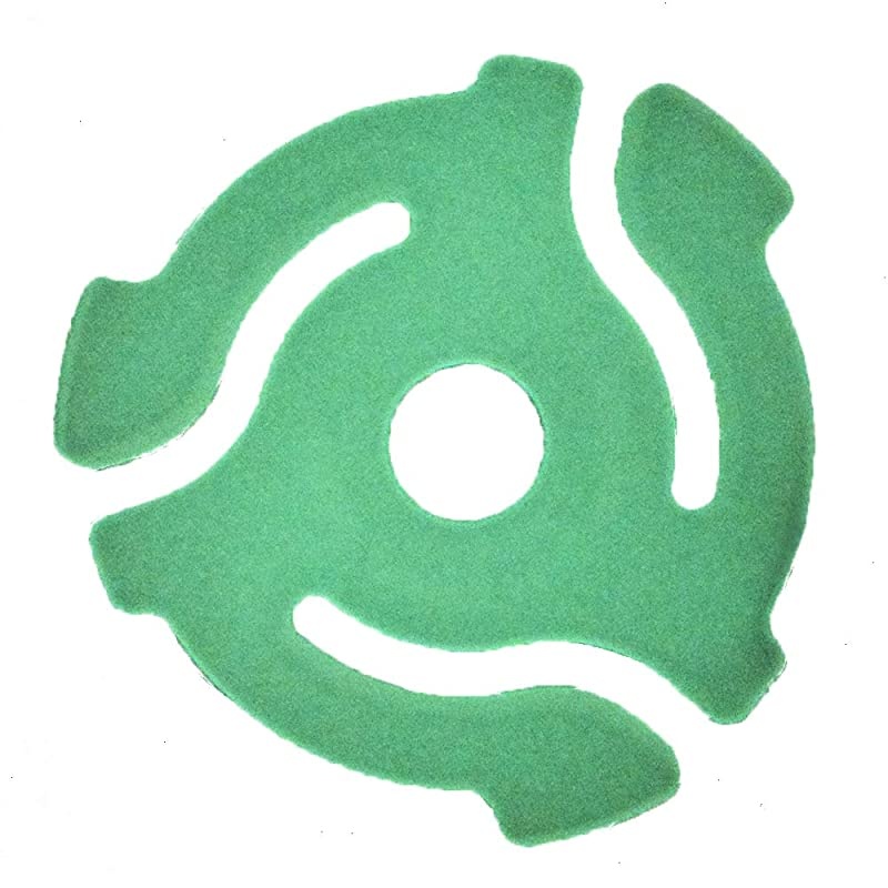 Pack) Glow in the Dark/Glowing Plastic 45 RPM 7 Inch Vinyl Record Adapter/Adaptor - 7" Inserts