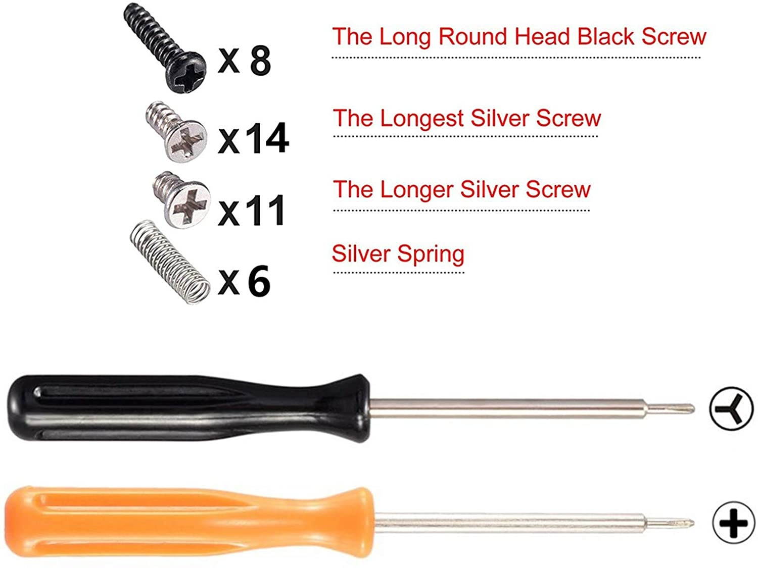 Transparent Clear Green D-pad ABXY Keys SR SL L R ZR ZL Trigger Buttons Springs, Replacement Full Set Buttons Fix Kits for Nintendo Switch Joycon (D-pad ONLY Fits for eXtremeRate Joycon D-pad Shell)