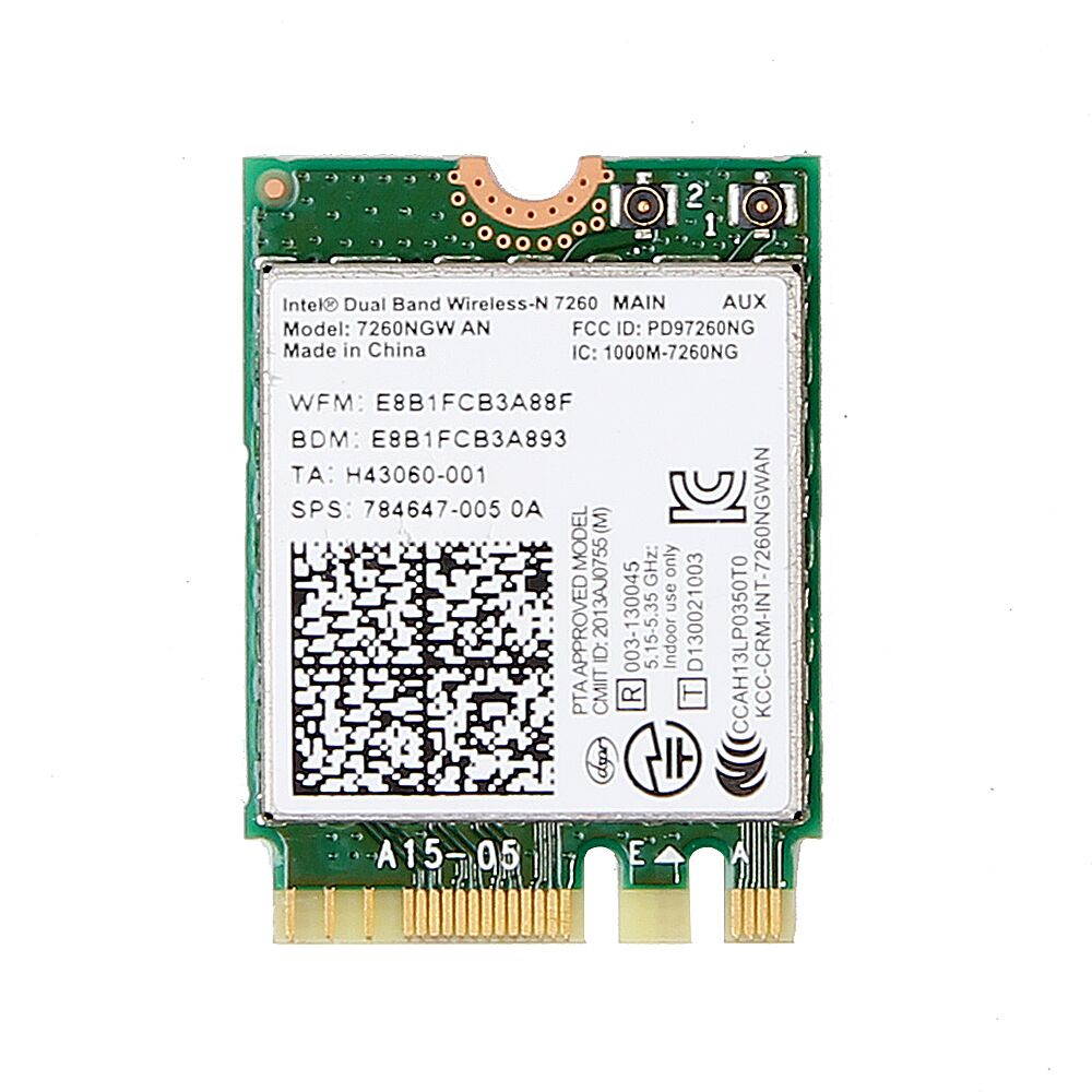 Weastlinks Dual Band Wireless-N For Intel 7260NGW AN 7260 NGFF Wifi Bluetooth 4.0 Mini Wlan Card Support HP/Asus/Acer/Dell/Toshiba Laptop