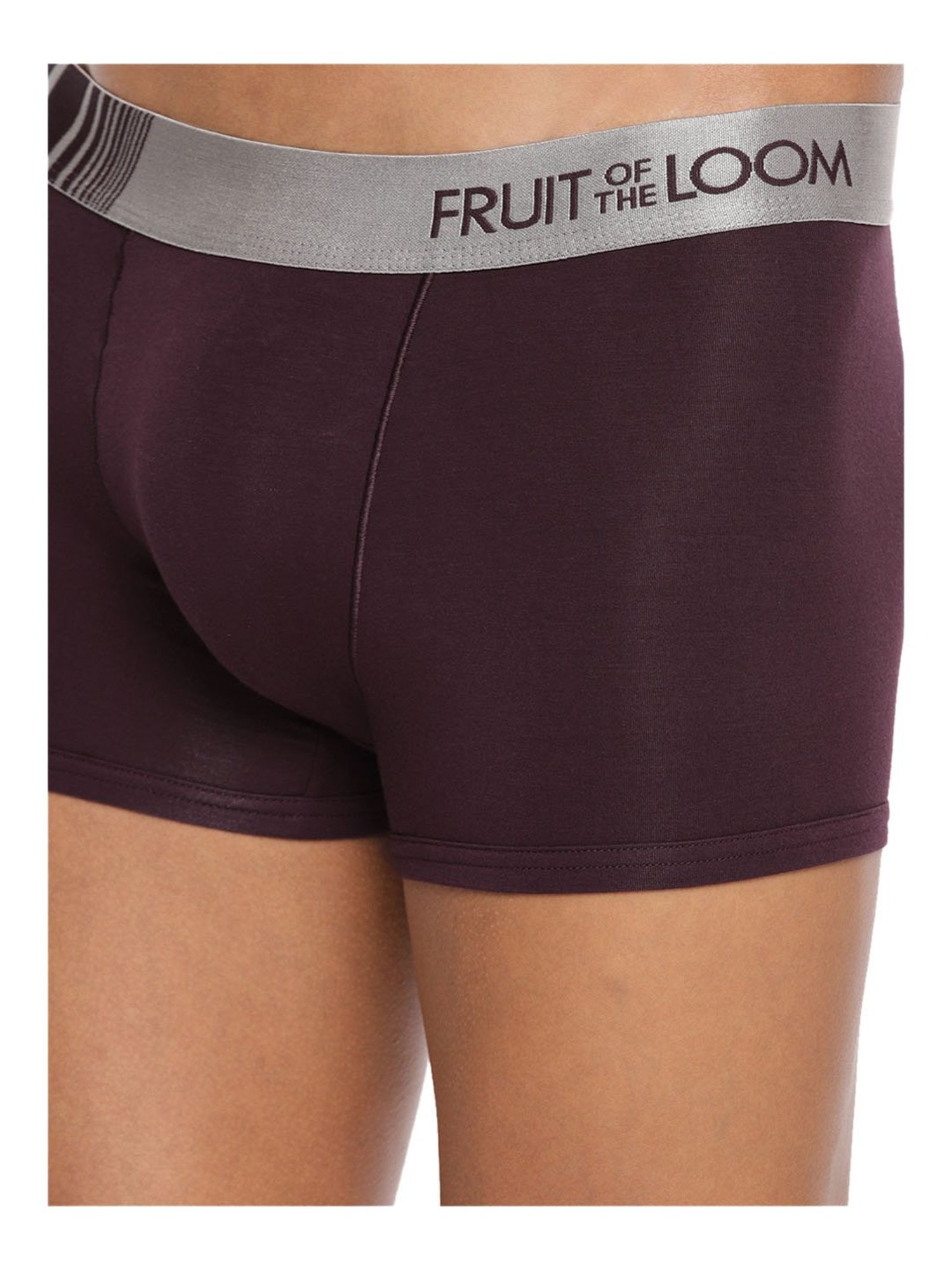 Fruit of the Loom Maroon Regular Fit Trunks