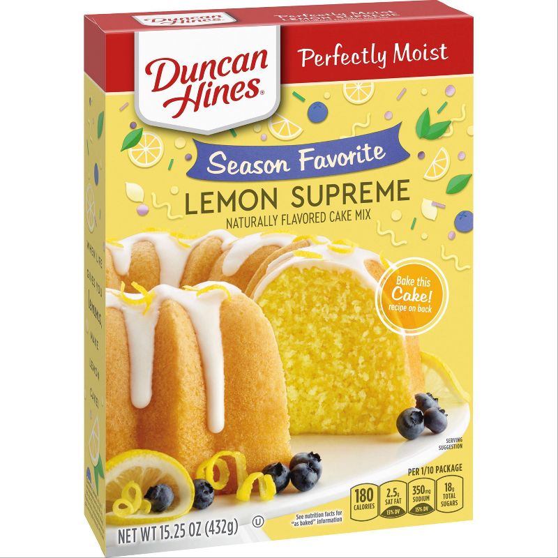 Duncan Hines Lemon Supreme Cake - 15.25oz
