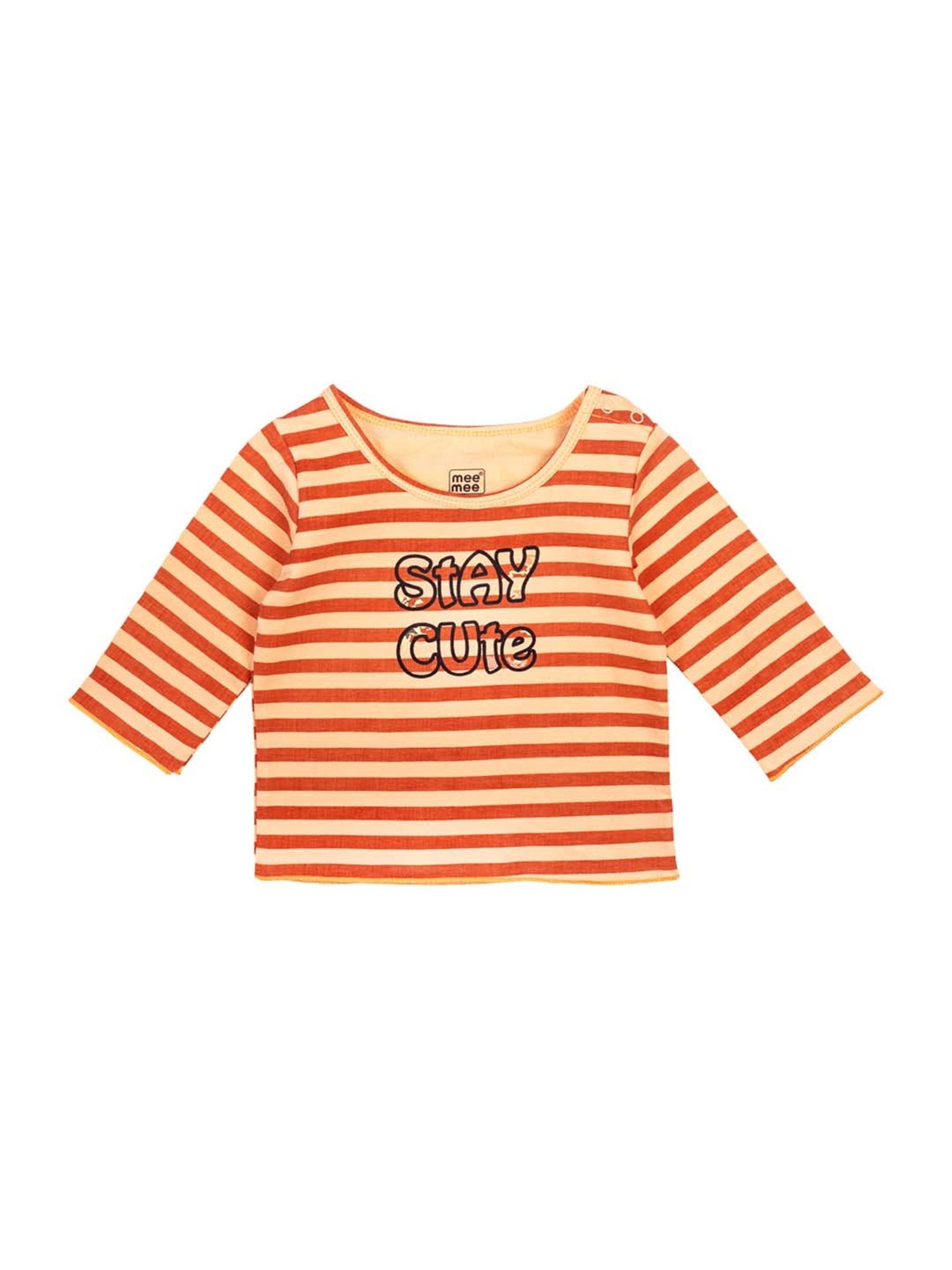 Mee Mee Kids Multicolor Cotton Printed Tops - Pack of 2