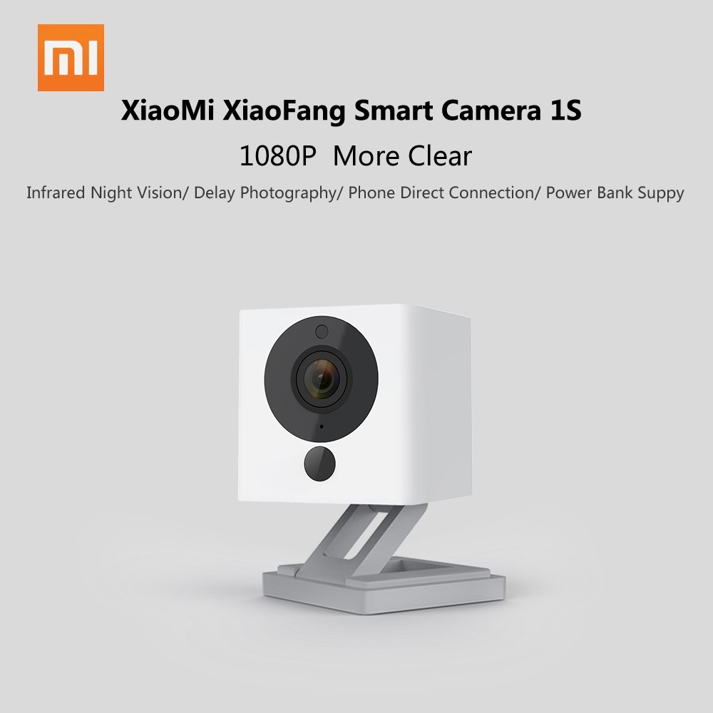 Original Xiaomi XiaoFang Intelligent Camera1S Smart IP Portable Security Home Camera Baby Monitor Mobile Power 1080P IR-CUT Night Vision Only for Android Mobile Phone
