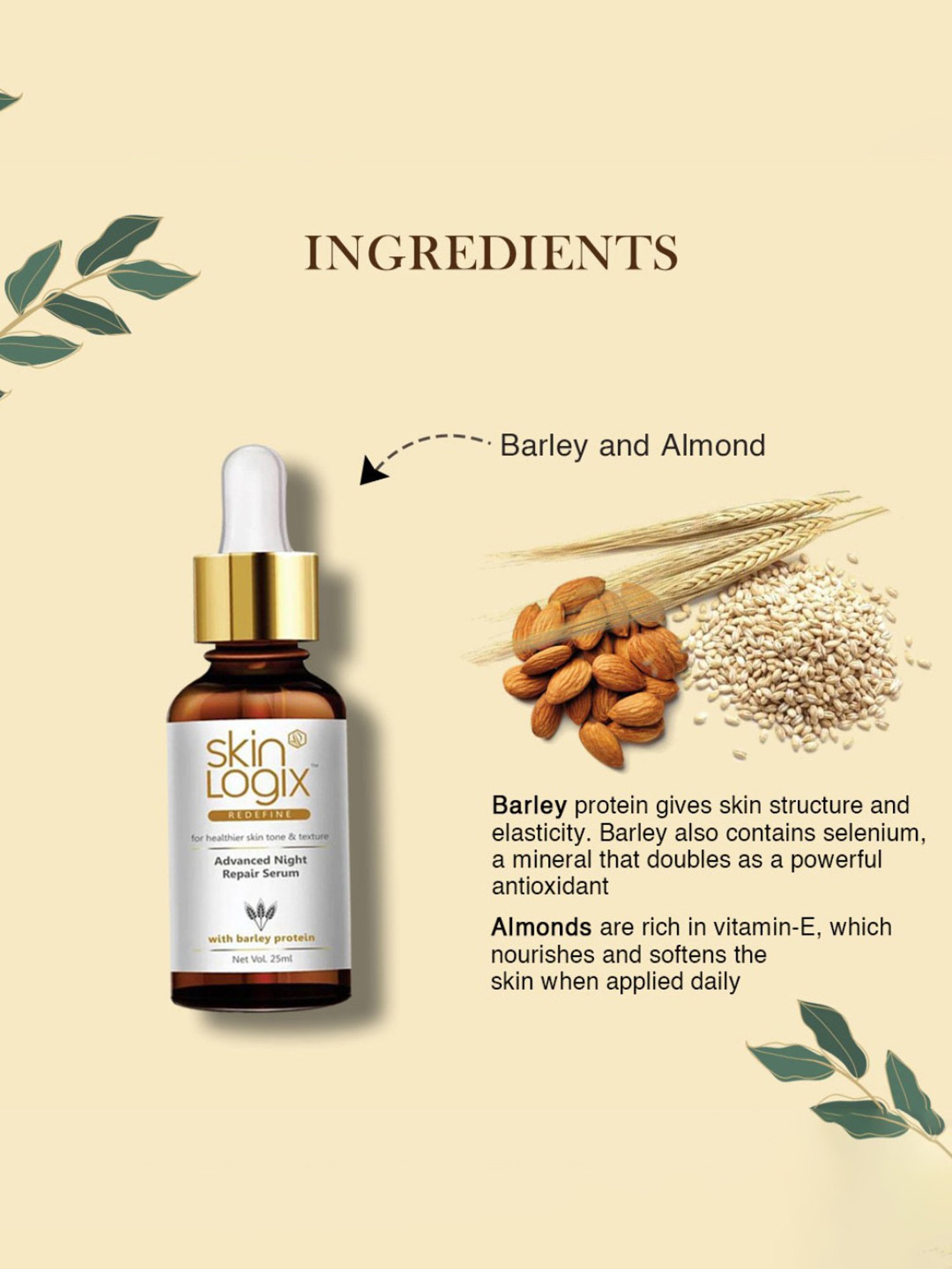 Richfeel Skin Logix Redefine Advanced Night Repair Serum - Pack of 3