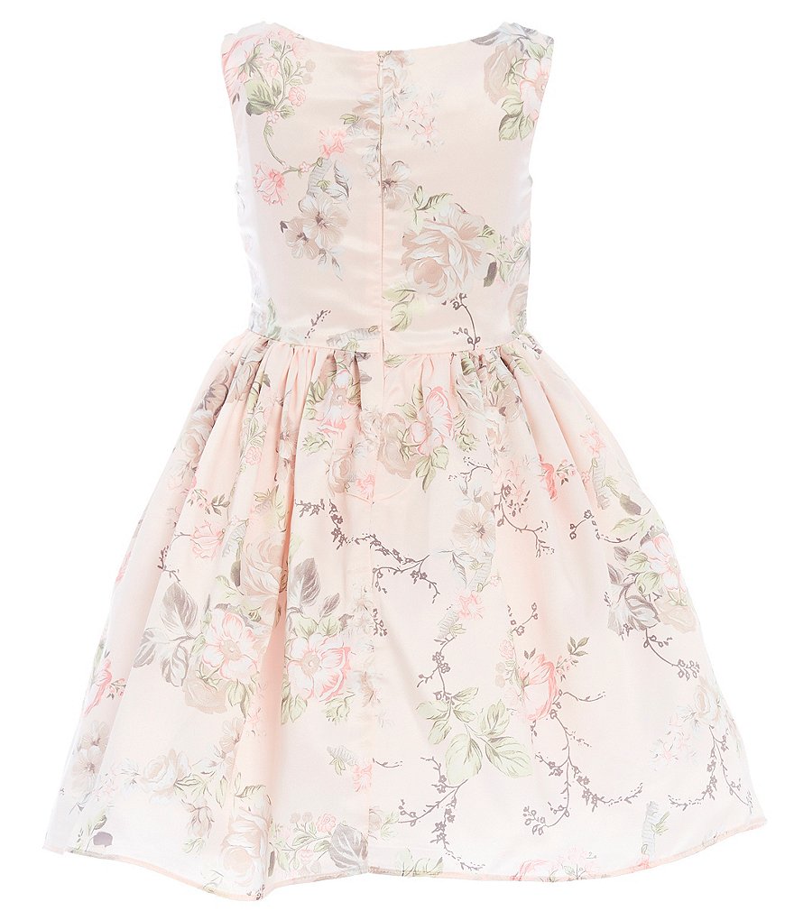 Pippa & Julie Little Girls 2T-6X Sleeveless Floral-Printed Fit-And-Flare Dress