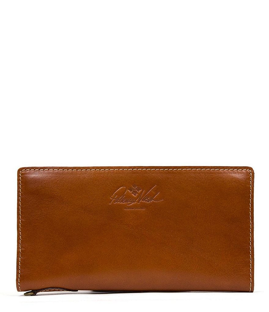 HOBO Link Leather Zip Wristlet