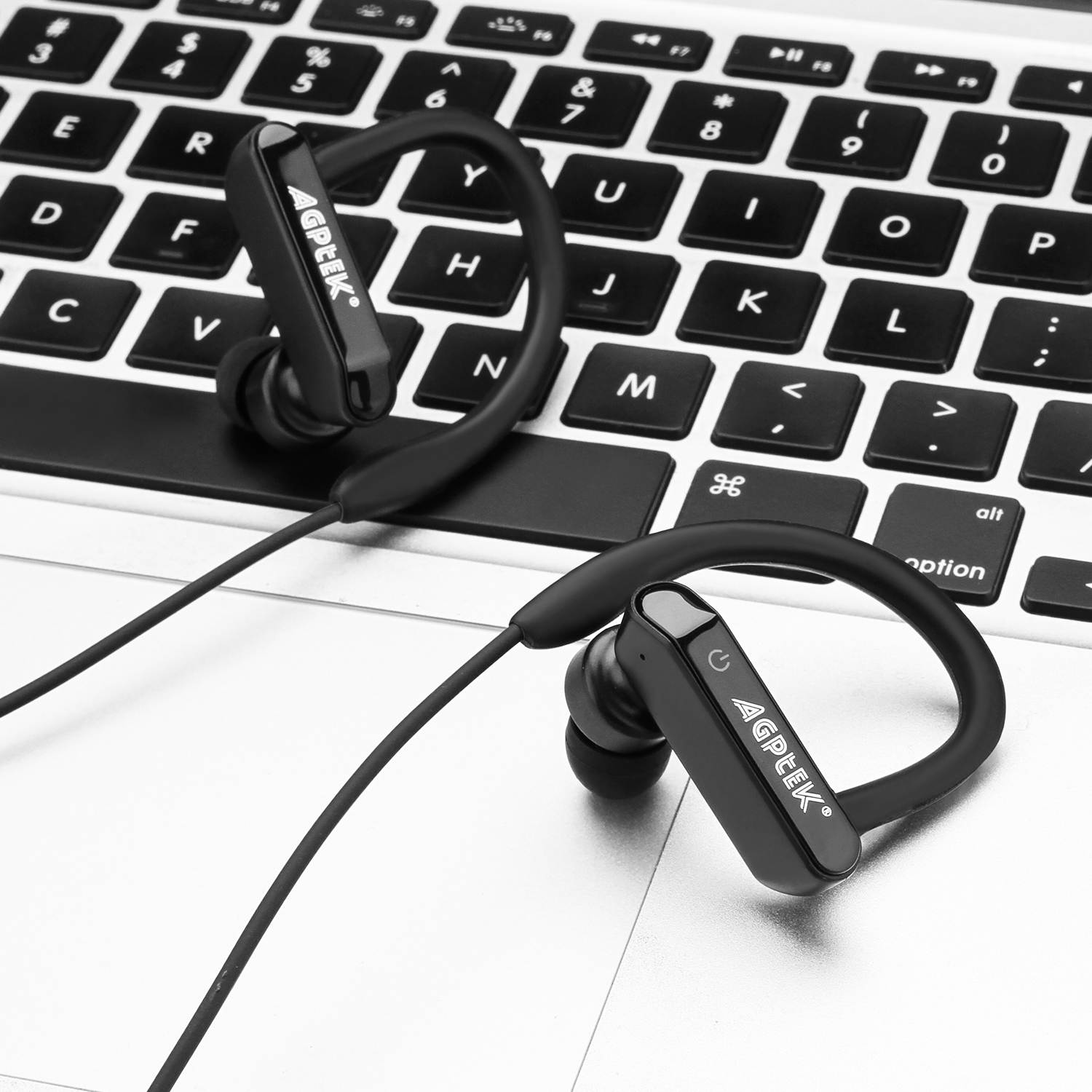 AGPtek Waterproof Bluetooth Earbuds Beats Sports Wireless Headphones in Ear Headsets