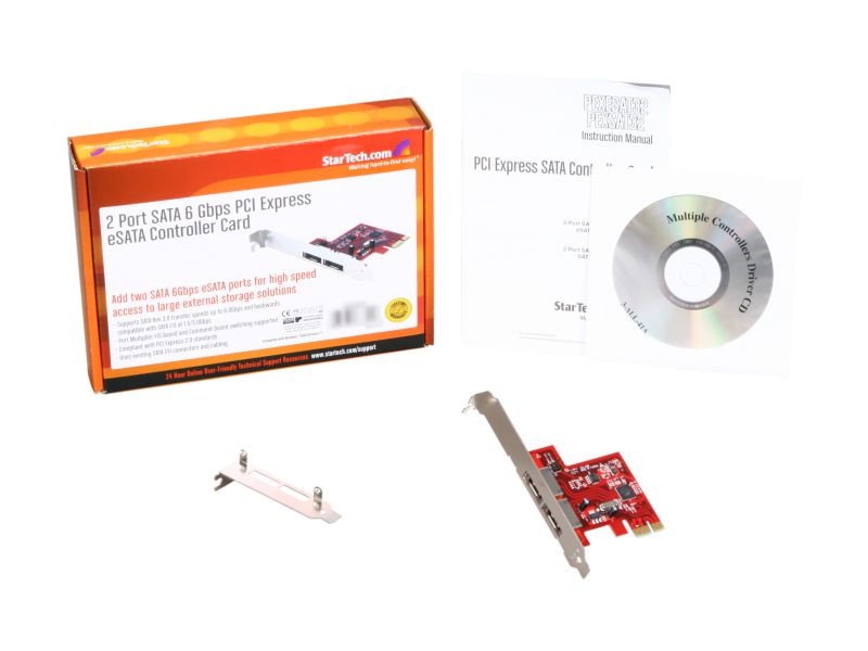 StarTech.com 4-Port PCI-Express SATA III 6Gbps RAID Controller Card Model PEXSAT34RH