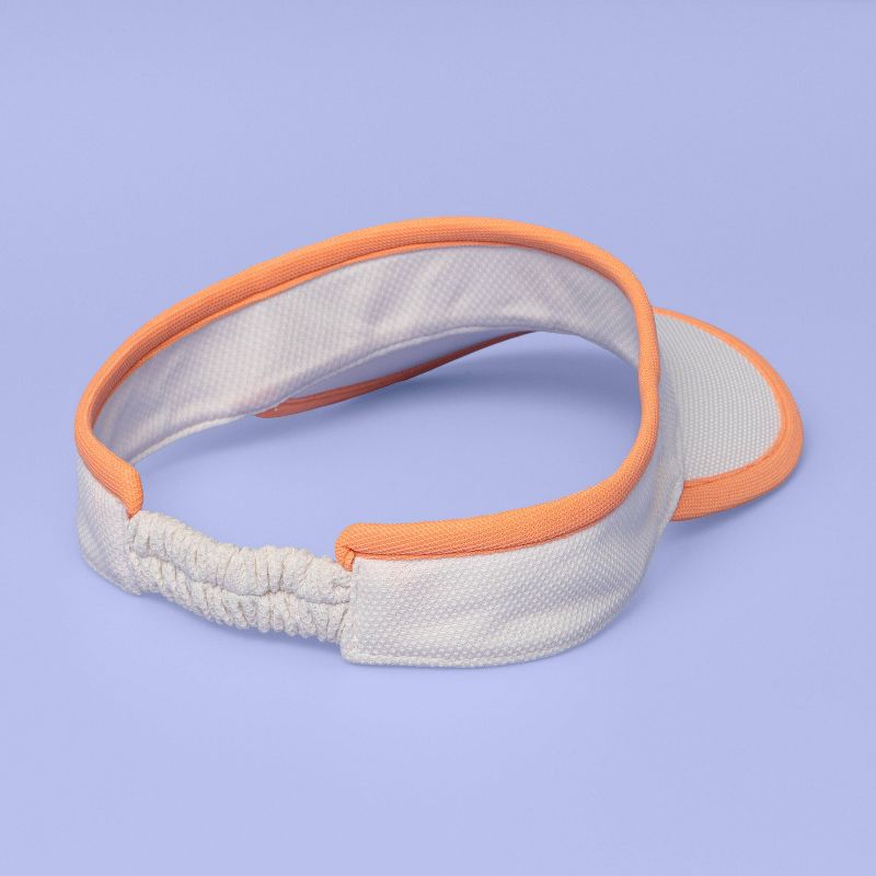 Girls' Panama Straw Striped Hat - art class™ Tan