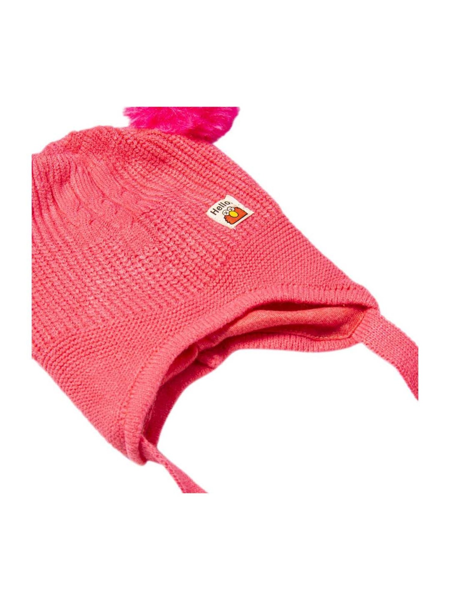 Baby Moo Kids Pink Woollen Cap