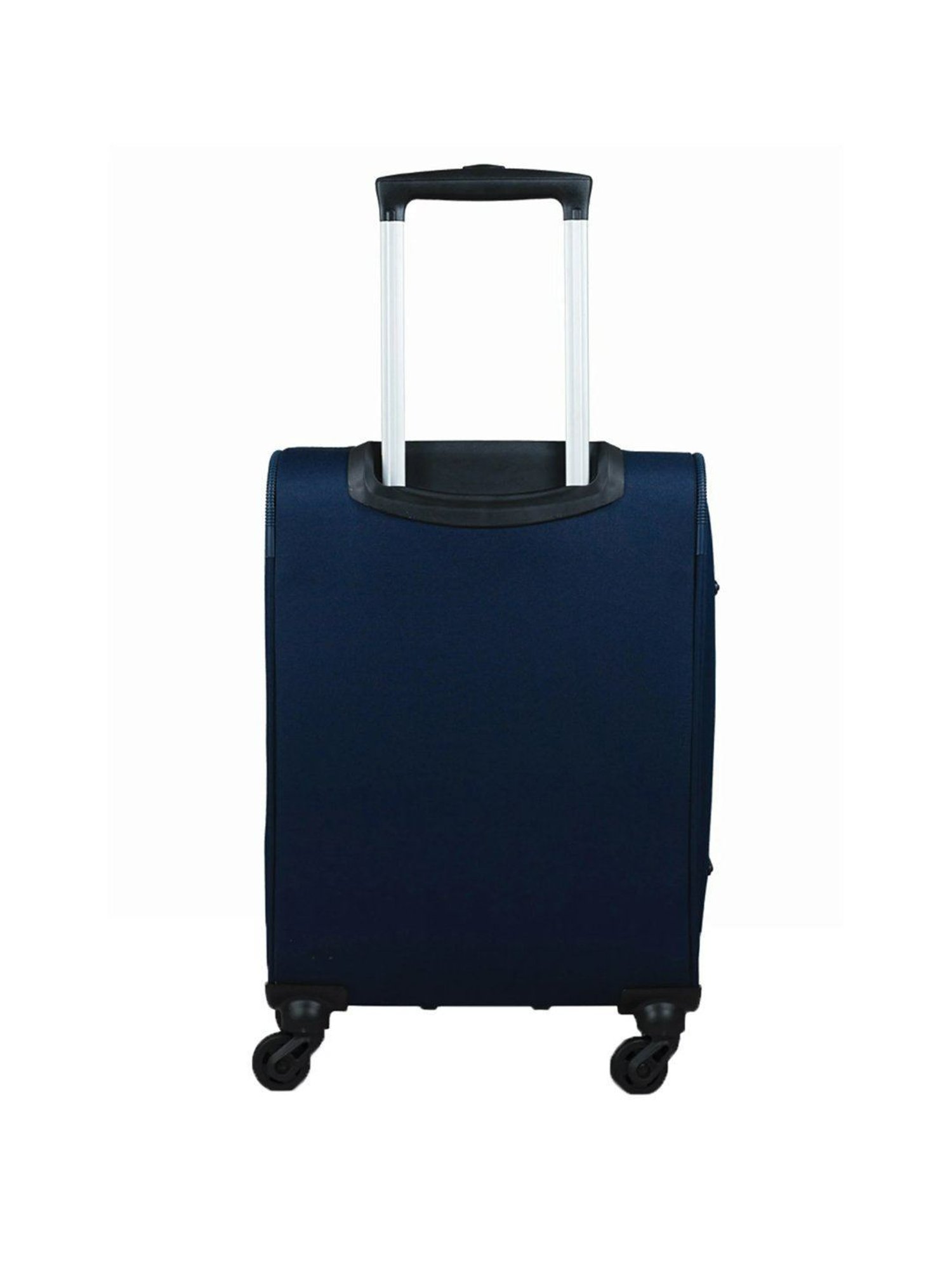 Carriall Navy 4 Wheel Small Soft Cabin Trolley - 36 cm