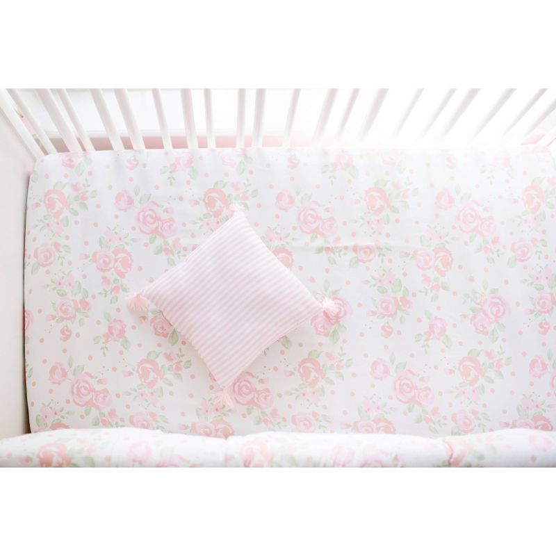 My Baby Sam Wildflower Crib Bedding Set - 9pc