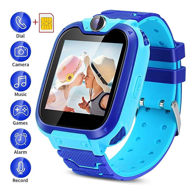 Smartwatch with SIM Card IncludedTwoWay Phone Call Games Camera Music Player 154 inch Touch Screen Boys GirlsChildren Birthday Gift