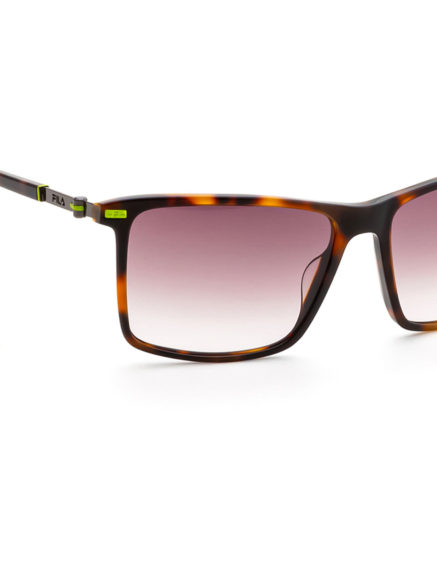 Fila Burgundy Square UV Protection Sunglasses for Men