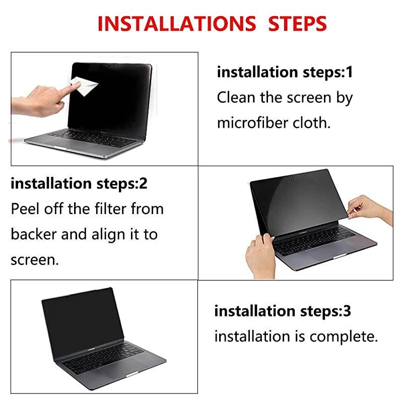 Pro 16 Privacy Screen Filterfor Pro 16 inch New Removable HD Privacy Screen Protector Bubble Free DesignEasy onOff
