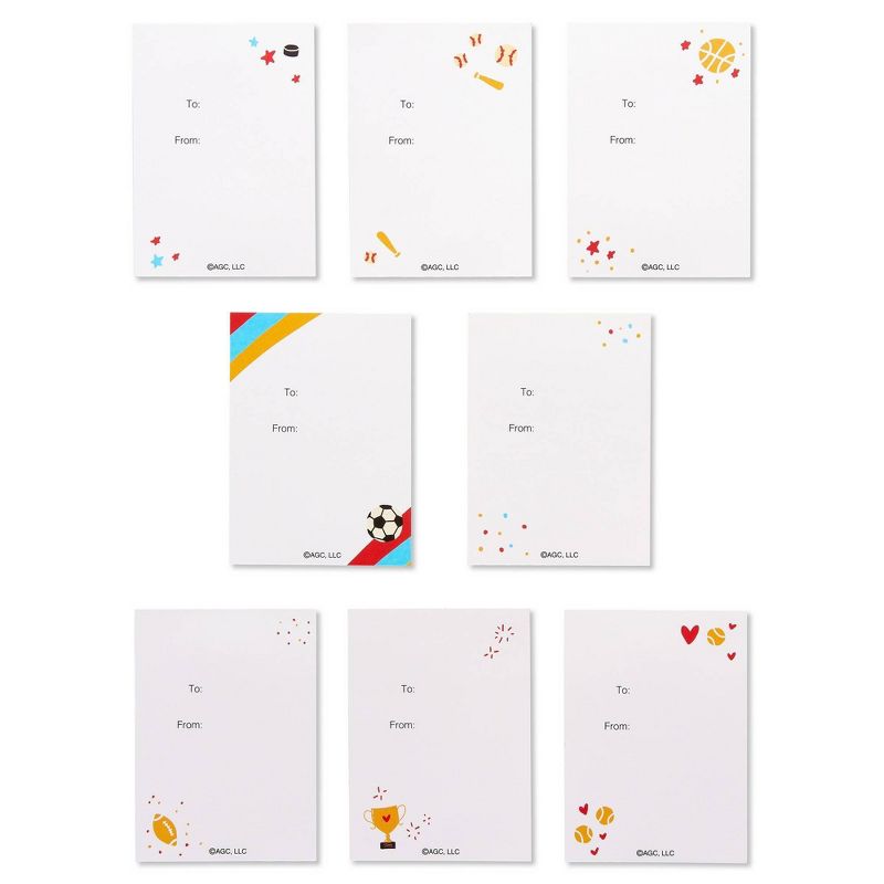 40ct All Star Valentines Mini Notes