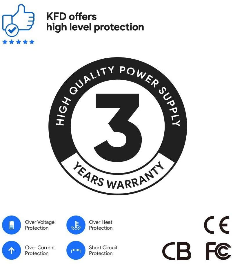 KFD 90W 15V 6A AC Adapter Replacement for Micorsoft Surface Pro 4 5 6 Dock Station Charger Adapter Power Supply Model 1661 1749 Power Transformer PSU