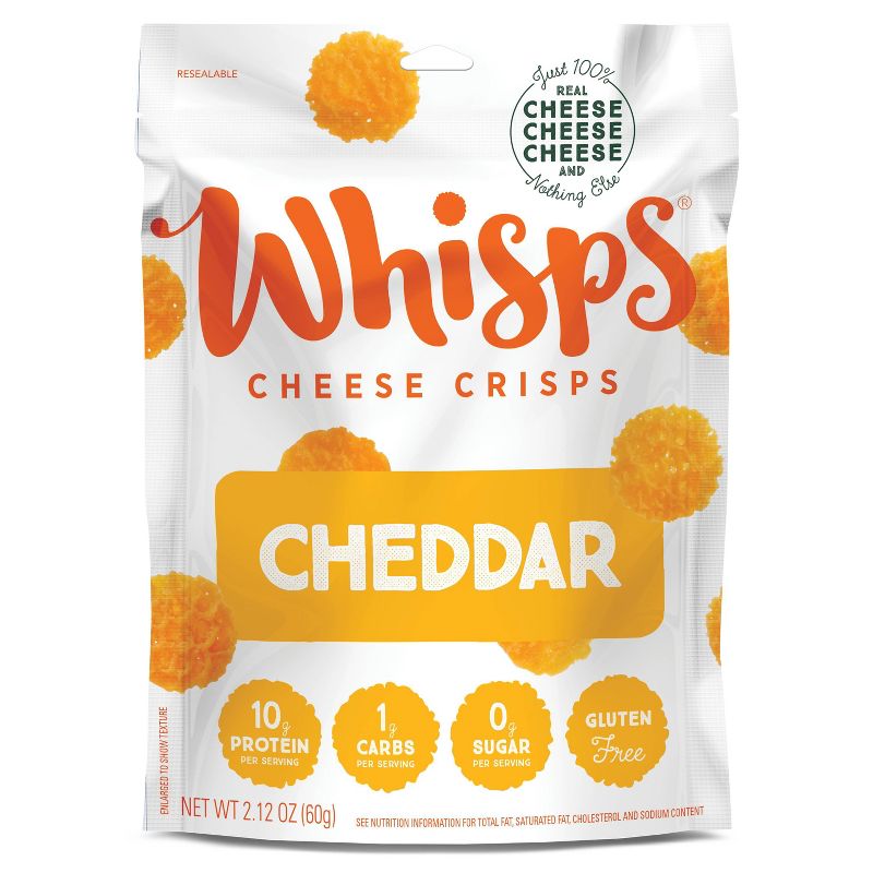 Whisps Cheddar Cheese Crisps - 2.12oz