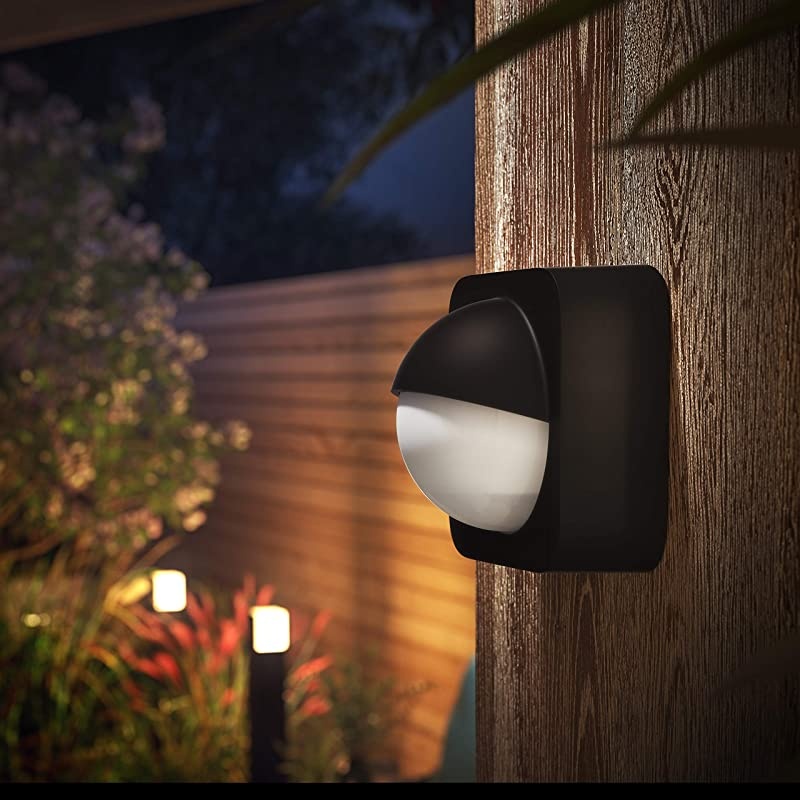 DusktoDawn Outdoor Motion Sensor for Smart Home Wireless amp Easy to Install Hue Hub Required for use with  Smart Lights