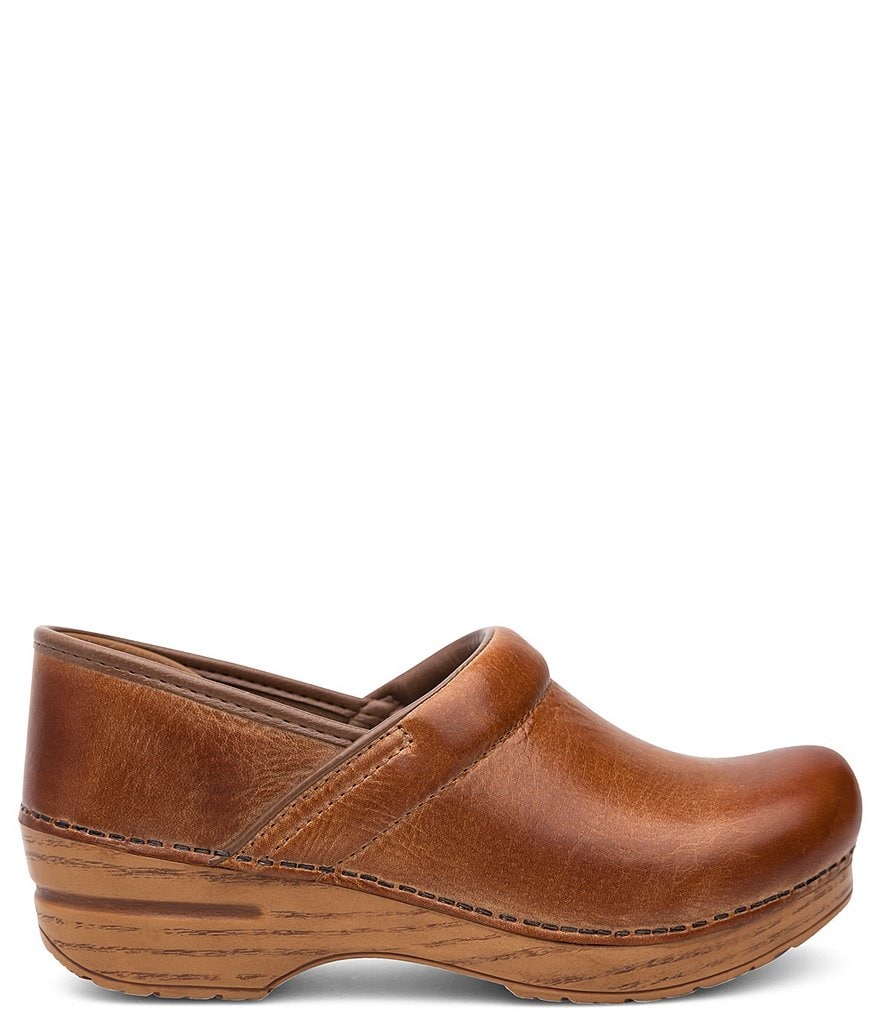 Dansko Distressed Leather Professional Clogs