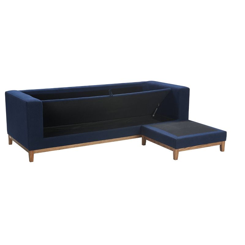 Ali Upholstered Loveseat Dark Shadow Blue - HOMES: Inside + Out