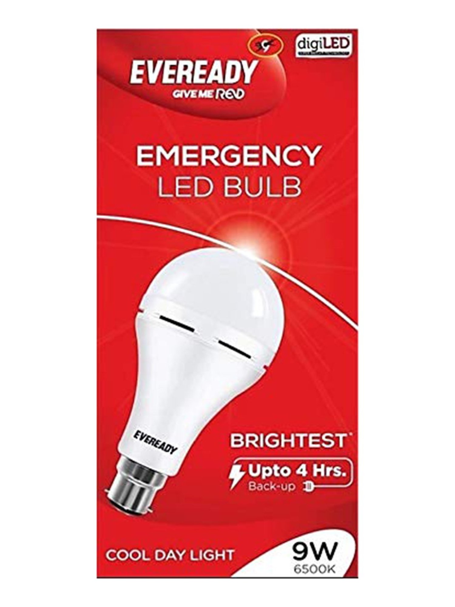 Eveready 0.5 W Standard B22 LED Bulb Pack of 12 (Green)