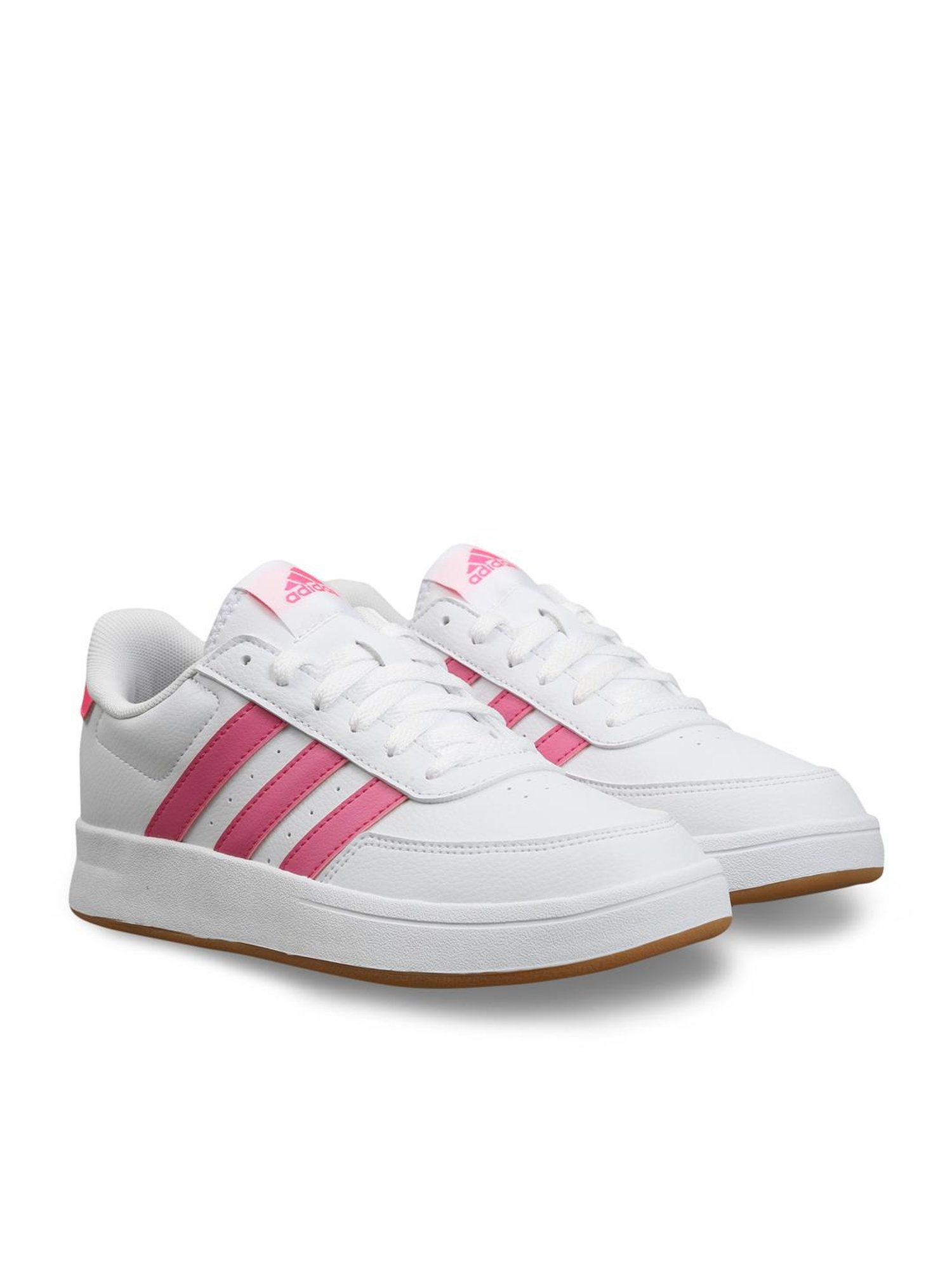 Adidas Women's Breaknet 2.0 White Tennis Shoes