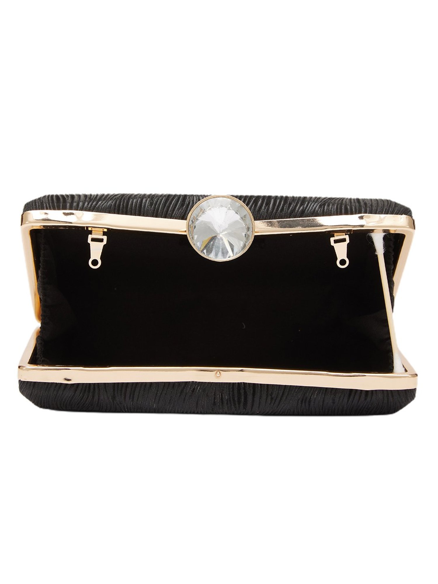 Estee & Lilly Turn Key Closure Clutch - Black