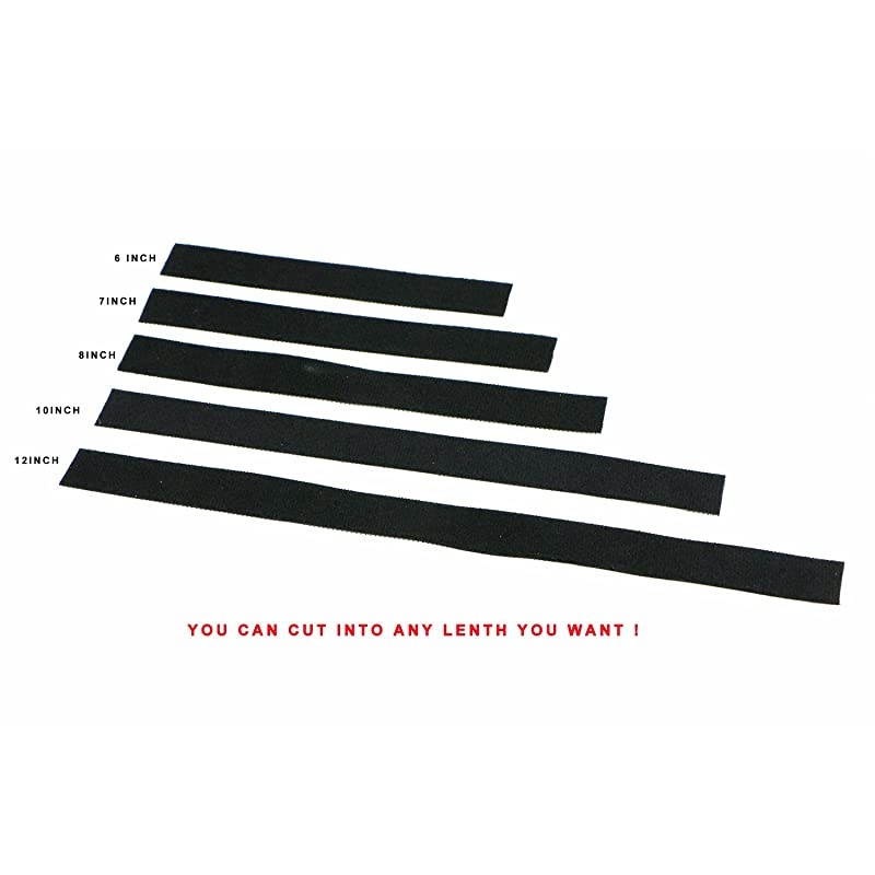 fastening tape Cable Tie Double Side Nylon Power Wire Management 3/4Inch 1 Roll Hook (5 Yards, Style 1)