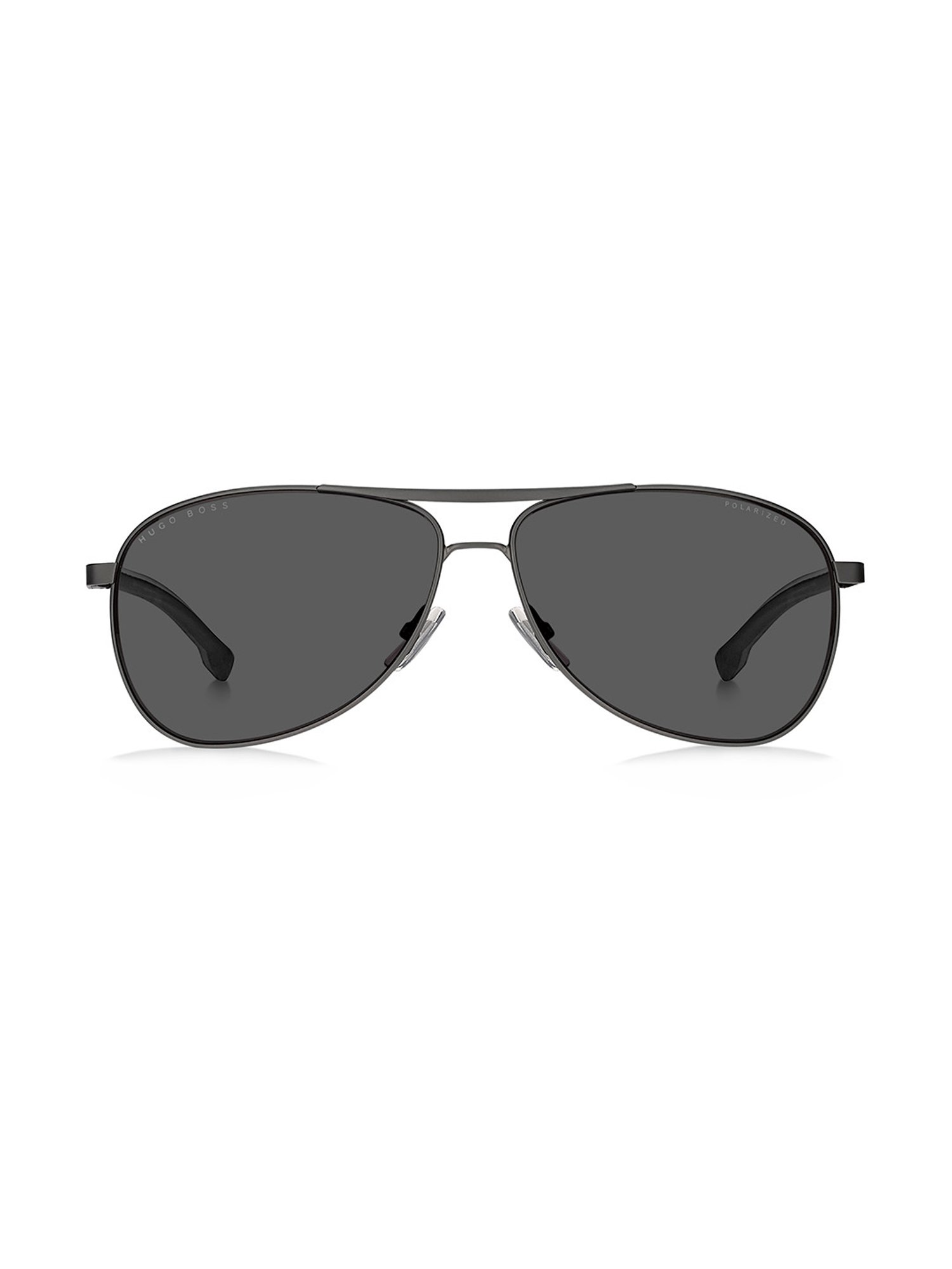 Hugo Boss Grey Pilot Sunglasses for Men