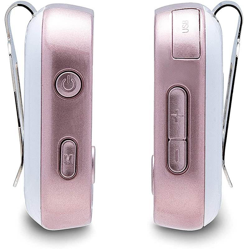 AIM V10 Laser Rangefinder Bluetooth GPS devices for Hat, distance Range Finder for Golfers, 14 Hours Battery Life, Accessories for Men and Women, Rose Gold