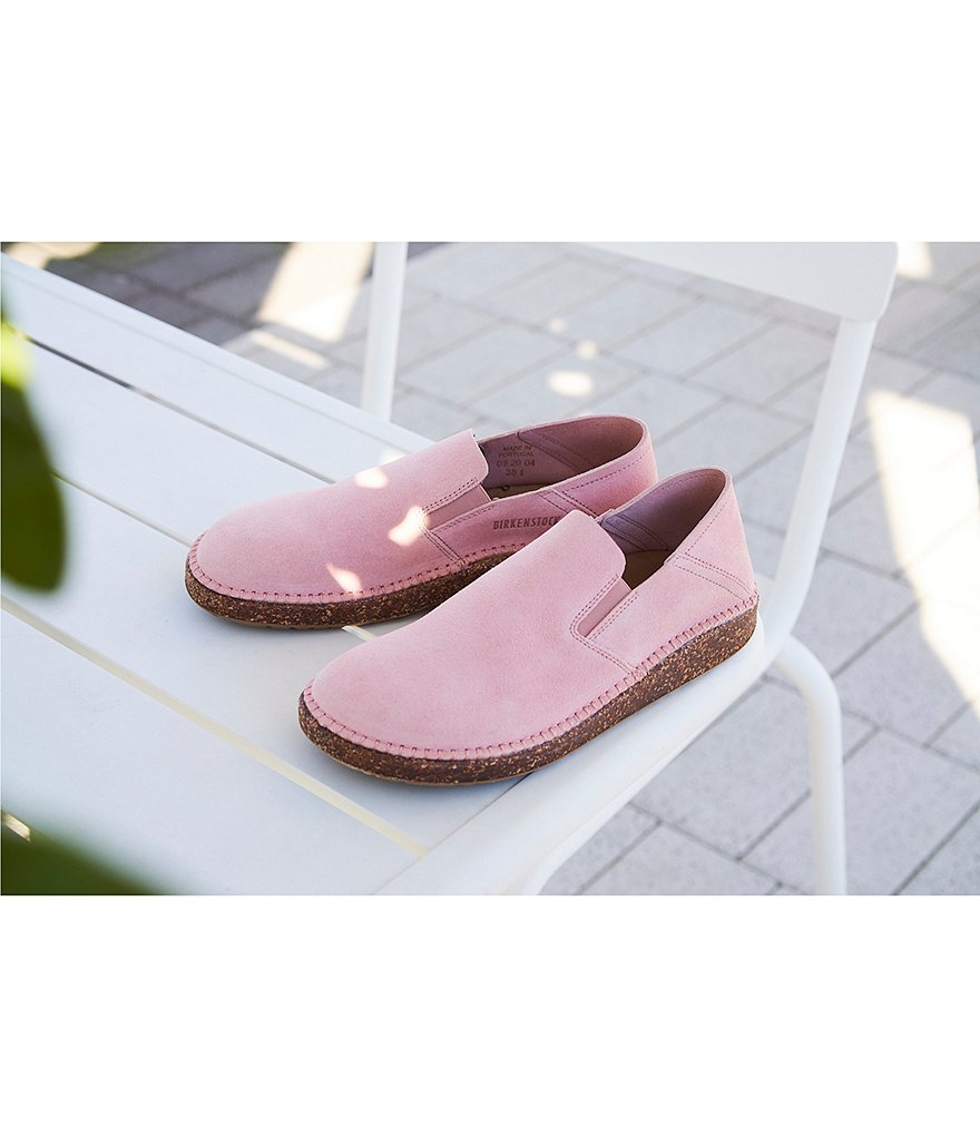 Trotters Harlow Lizard Patent Suede Leather Slip-Ons