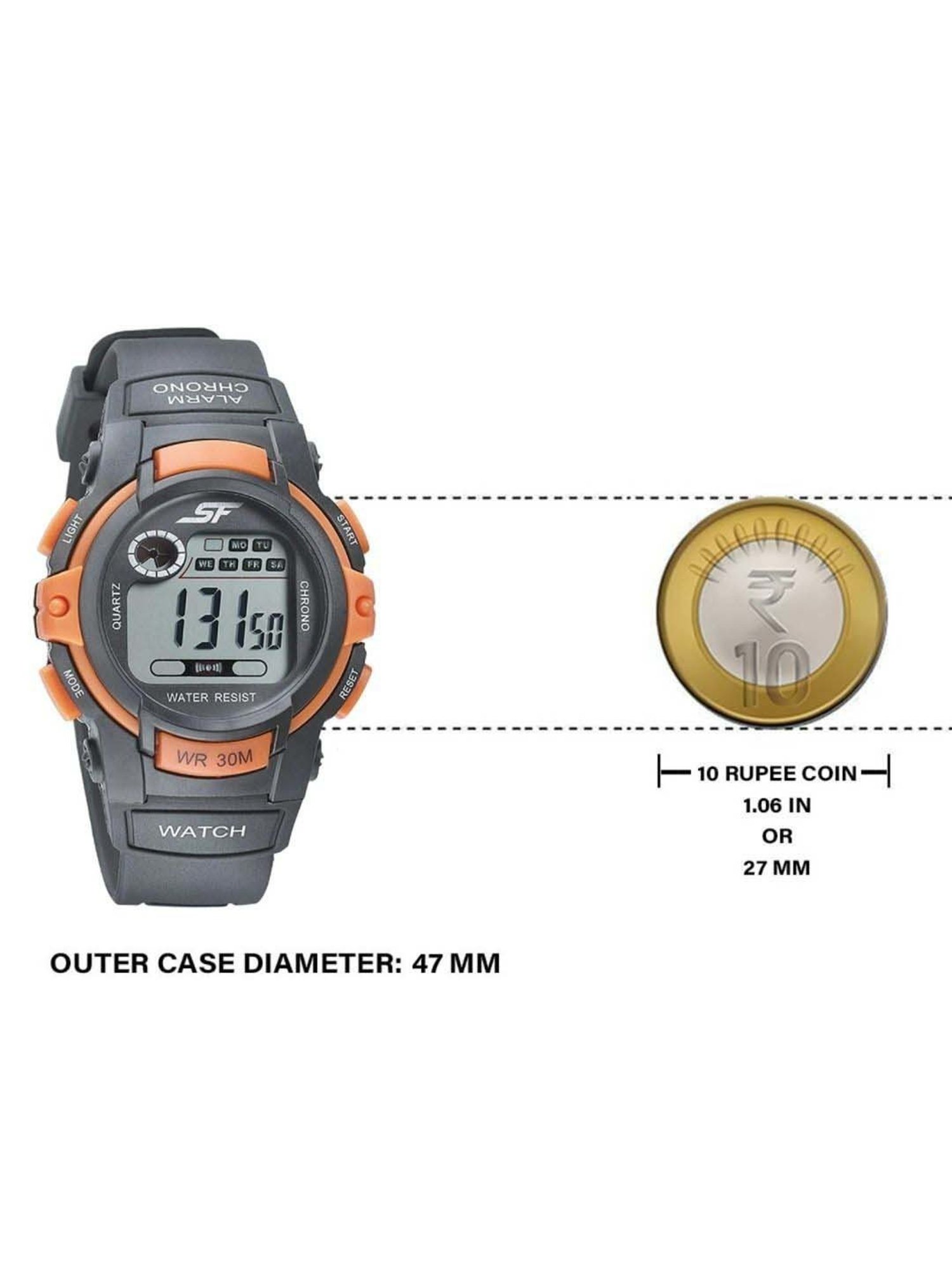 Sonata SF NS77110PP04 Digital Watch for Men