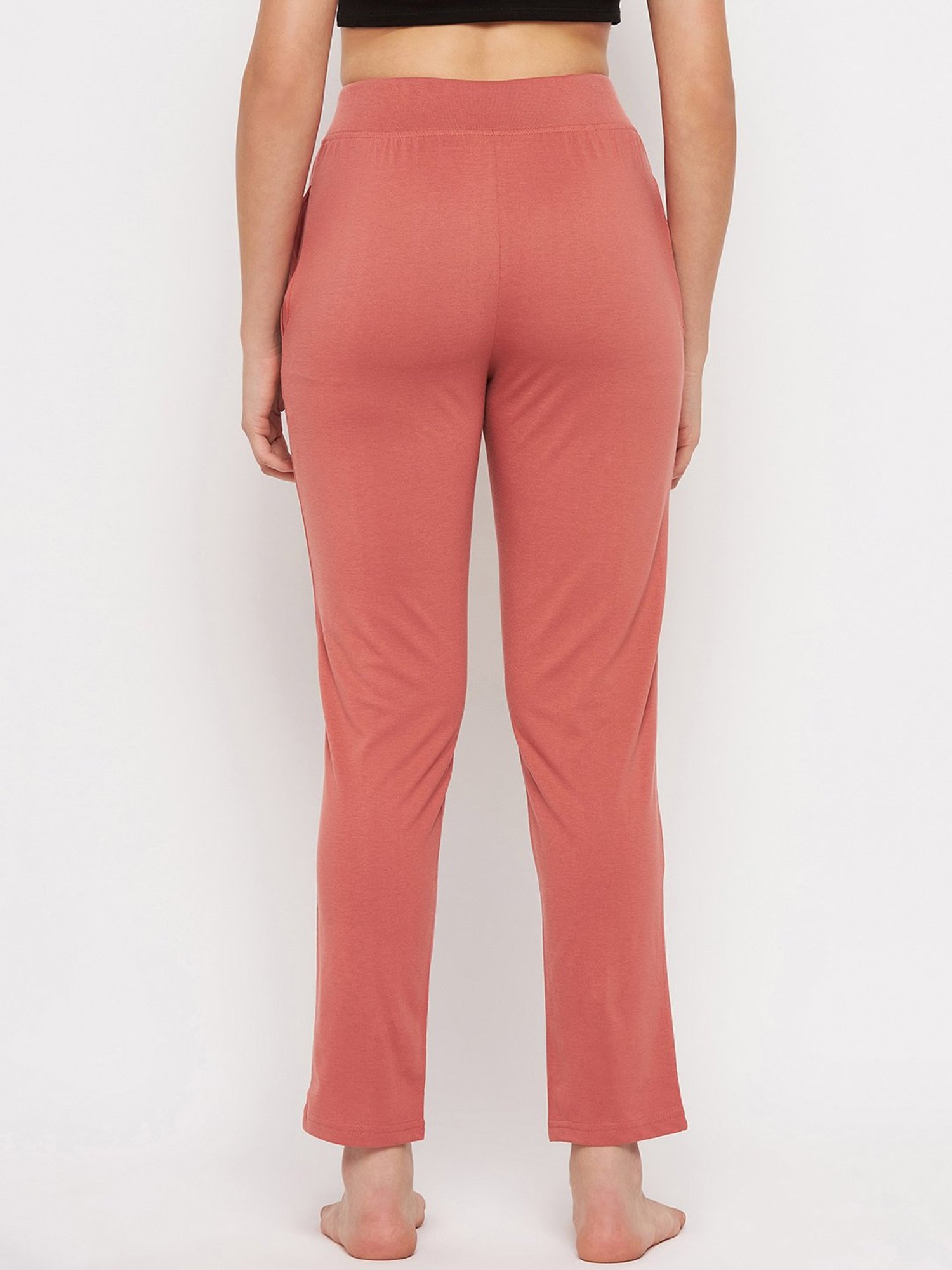Okane Peach Mid Rise Lounge Pants