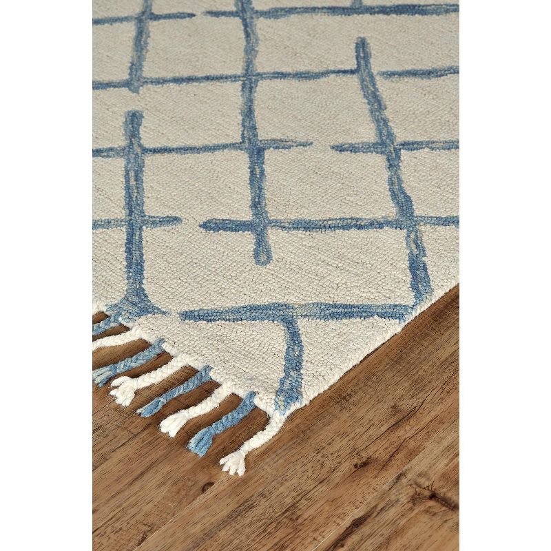 2'2"x8' Runner Swirl Loomed Rug Ivory/Black - Safavieh