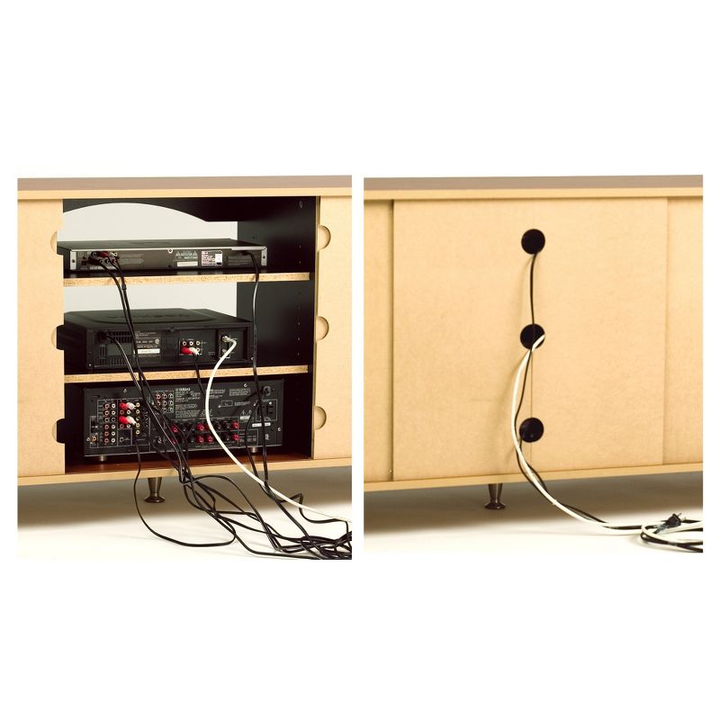 Premier TV Stand with Media Storage - Black - Prepac