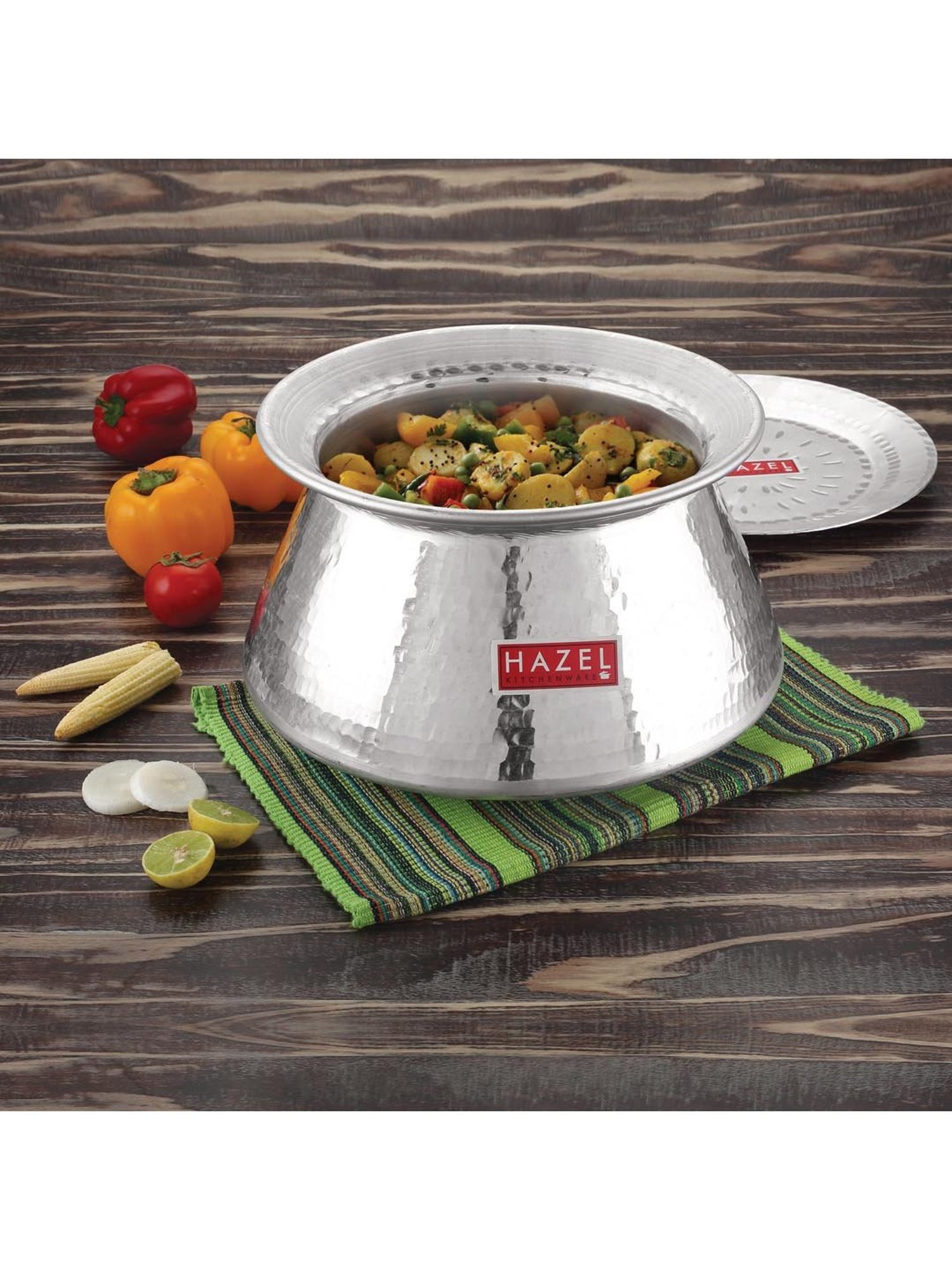 Hawkins Silver & Transparent Stainless Steel 19 cm Gas Compatible Handi With Lid (2 L) - Set of 1