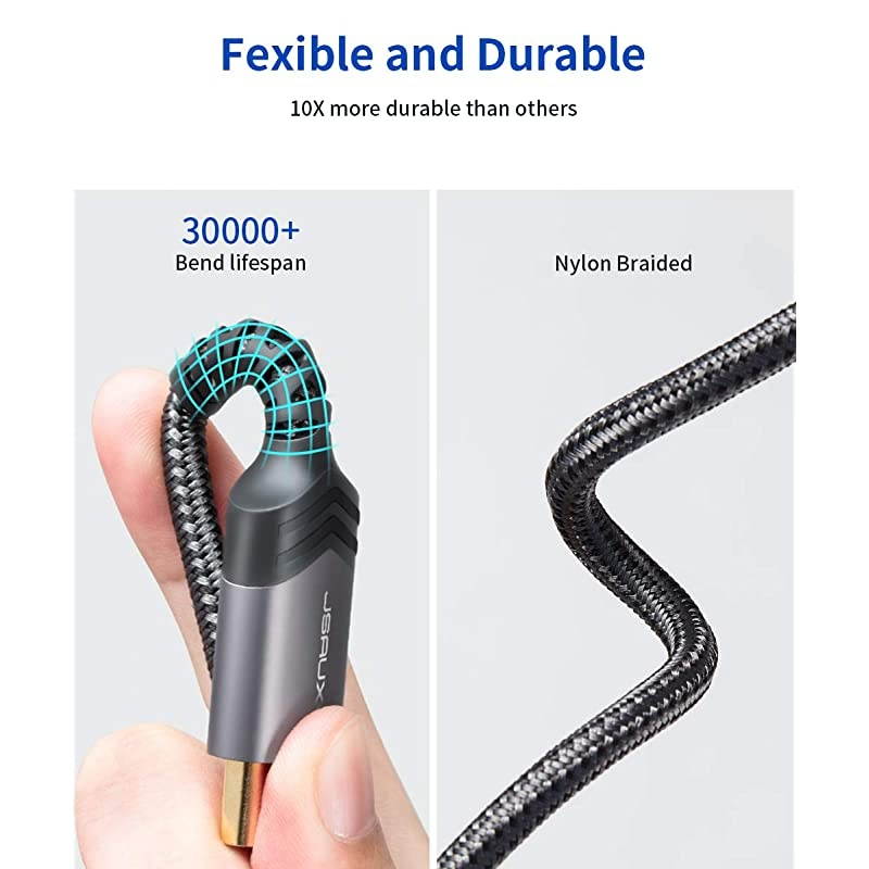 DisplayPort to DisplayPort Cable 10ft3M  12 DP Cable 4K60Hz 2K165Hz 2K144Hz GoldPlated Braided Ultra High Speed DisplayPort Cord for Laptop PC TV etc Gaming Monitor DP Cable Grey