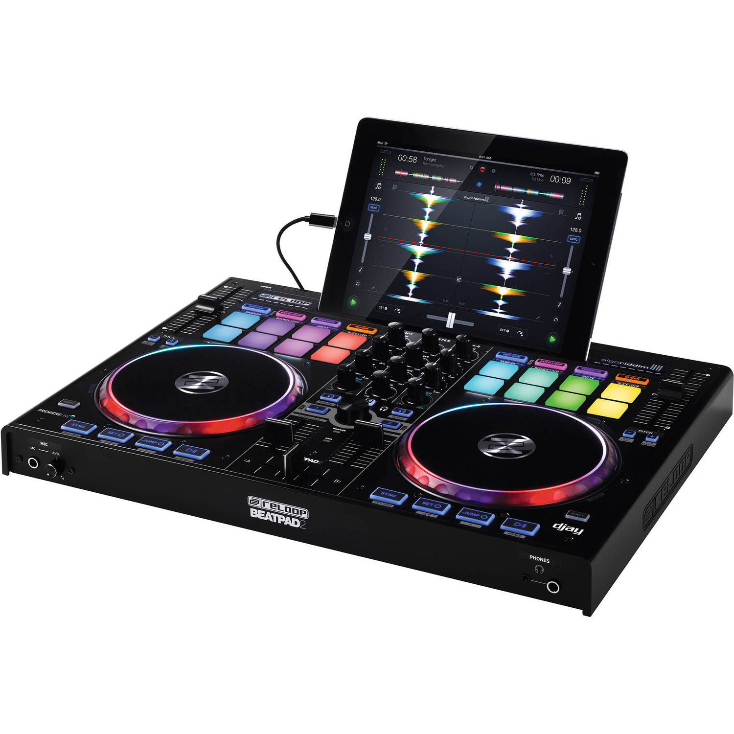 Reloop BeatPad 2-Channel DJ MIDI Controller for iPad, Mac/PC & Android Platform