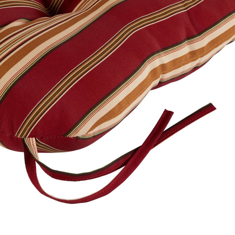 Roma Stripe Outdoor Seat Cushion - Kensington Garden