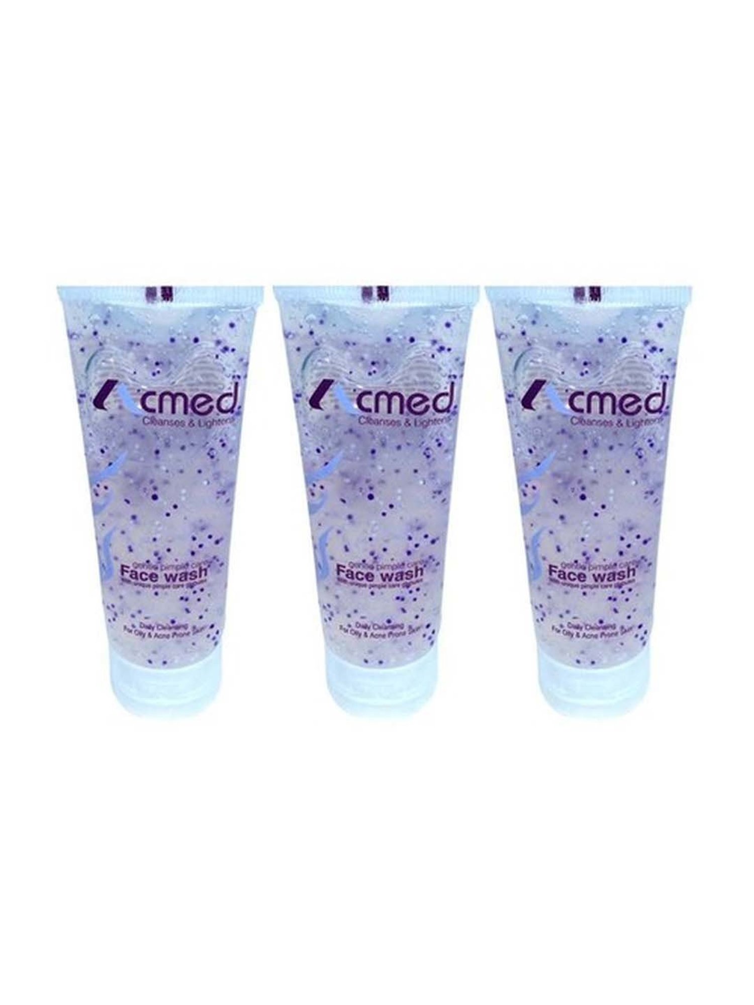 Acmed Pimple Care Face Wash - Pack of 3 (70 gm Each)