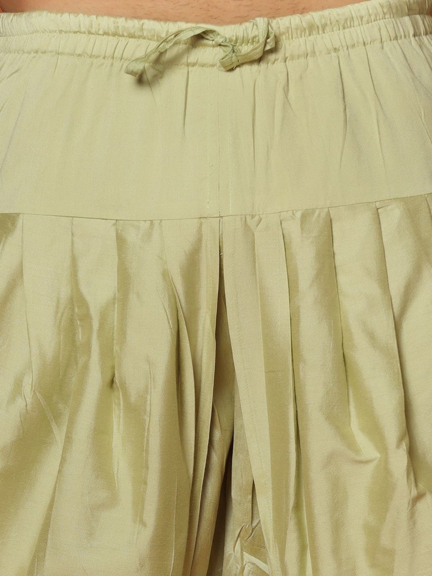 Hangup Plus Beige & Black Regular Fit Printed Sherwani Set