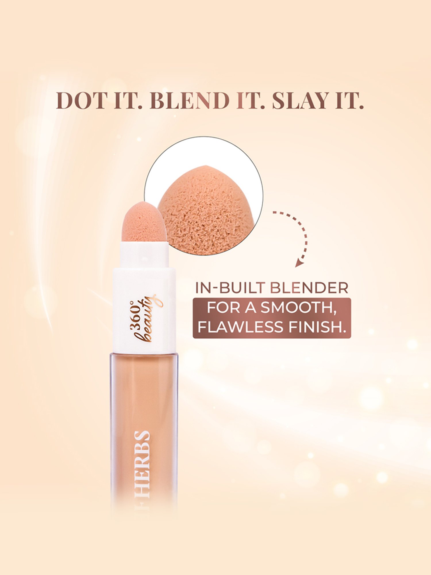 JUST HERBS Brightening & Correcting Concealer 02-Porcelain - 6 ml