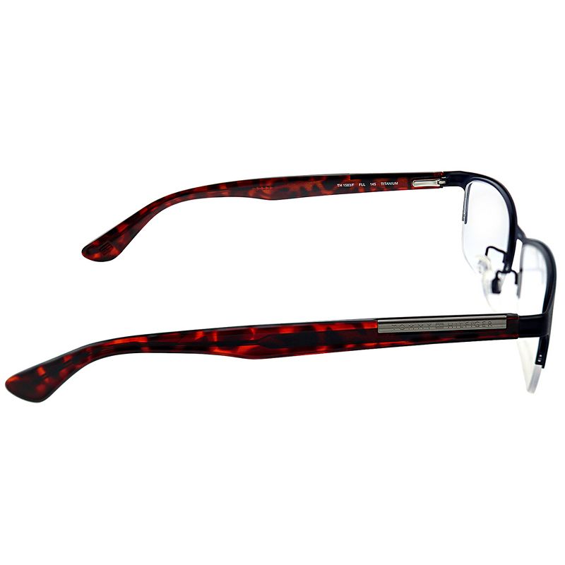 Tommy Hilfiger TH 1583 FLL Unisex Square Eyeglasses Matte Blue 54mm