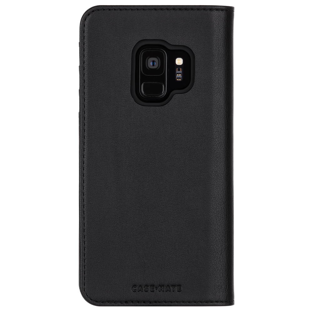 Case-Mate Wallet Folio Series Protective Case Cover for Galaxy S9 - Black