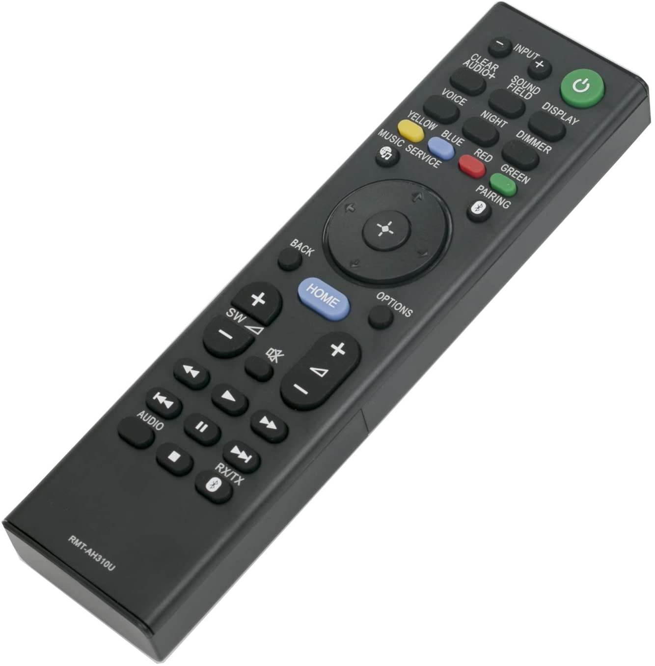 RMT-AH310U Replace Remote Control RMTAH310U fit for Sony Soundbar Sound Bar Speaker System HT-MT500 HT-CT800 HT-ST5000 SA-CT800 SA-MT500 SA-ST5000 HTMT500 HTCT800 HTST5000 SACT800 SAMT500 SAST5000