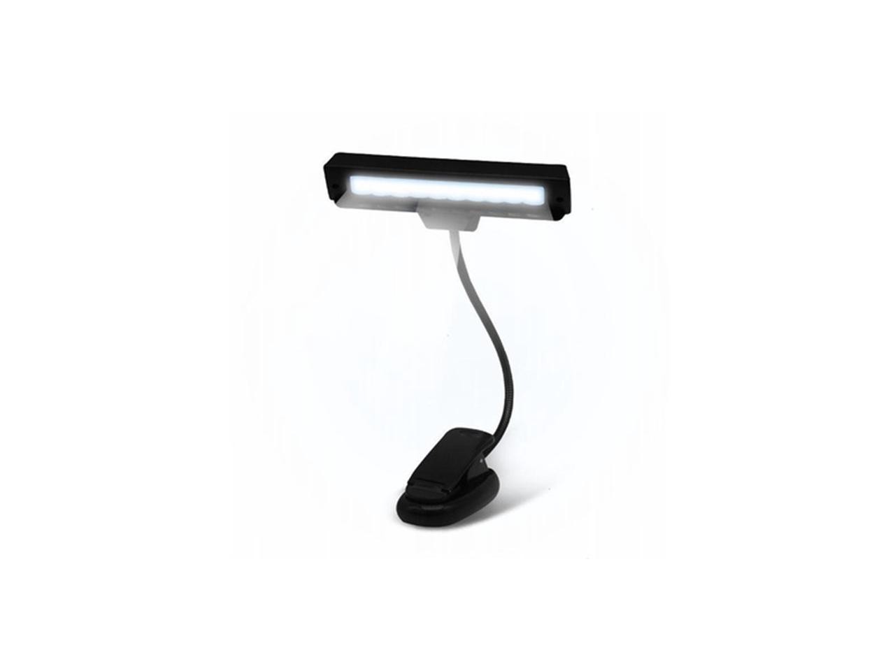 Clip On Book Lights Music Light Stand 10 LED Orchestra Lamp Adjustable Neck Reading Light Rechargeable USB Desk Lamp