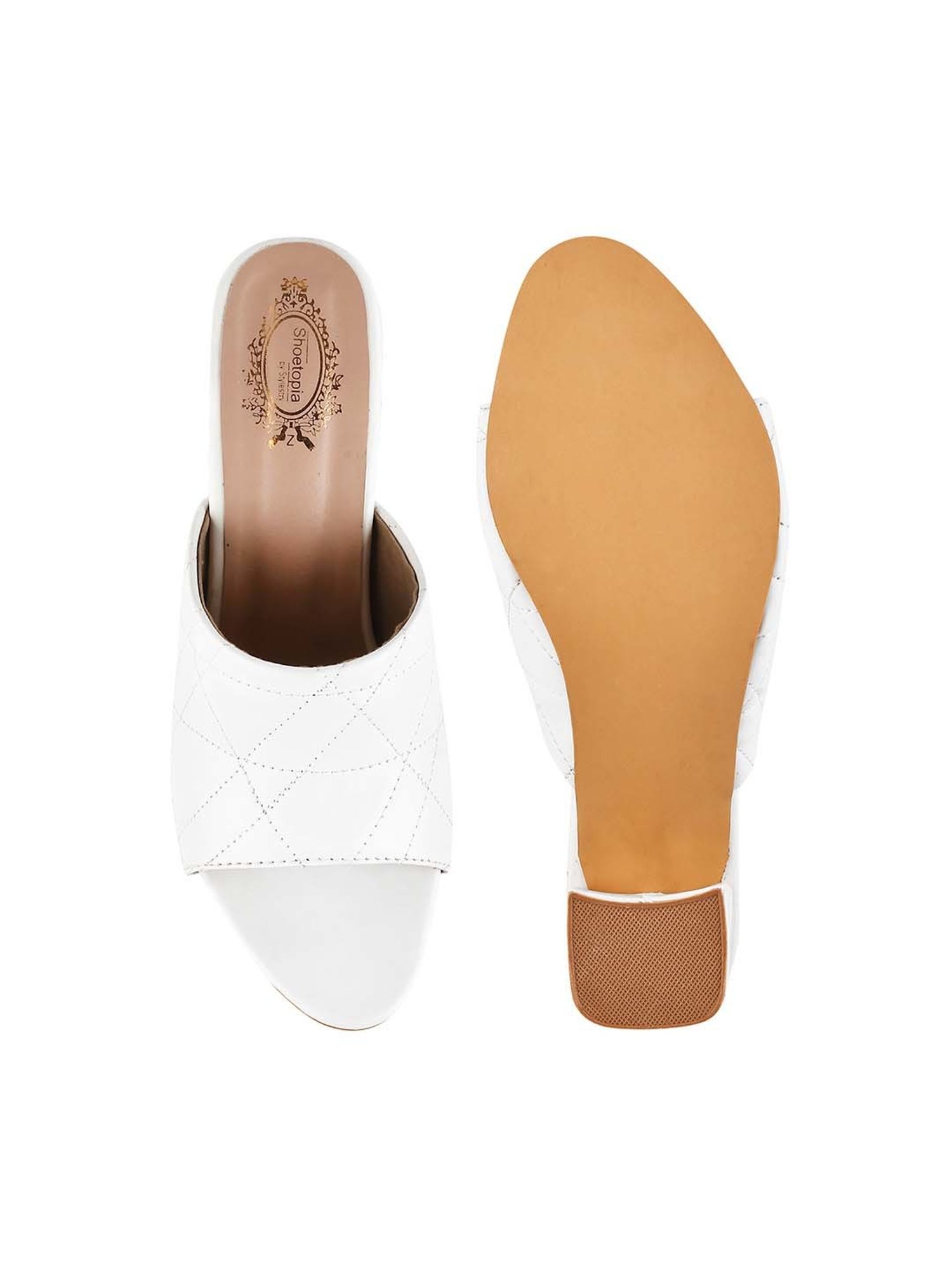 Shoetopia Kids White Casual Sandals